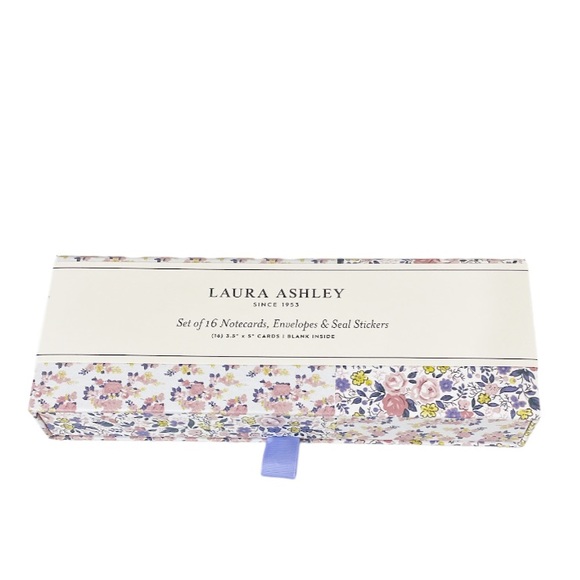 NEW Laura Ashley THANK YOU Notecards Envelopes & Seal Stickers Set - Picture 3 of 6